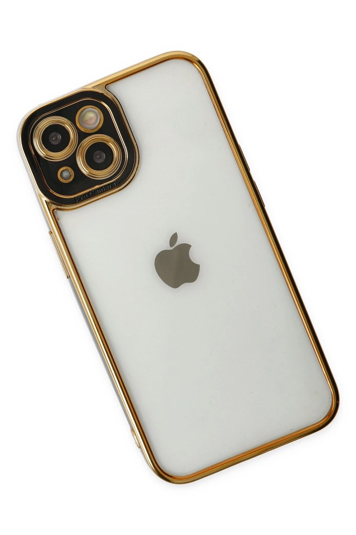 Mey İthalat® iPhone 14 Plus Kılıf Liva Lens Silikon - Siyah