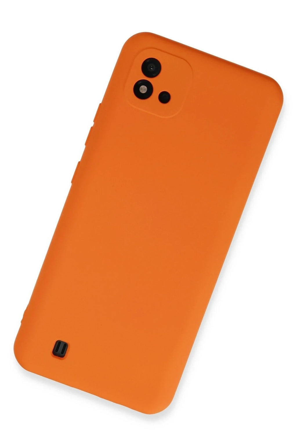 Mey İthalat® Realme C11 2021 Kılıf Nano içi Kadife Silikon - Turuncu