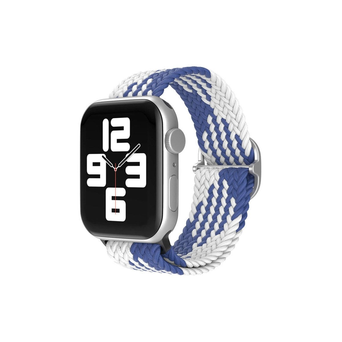 Mey İthalat® Watch 22mm Star Kordon - Mavi-Beyaz