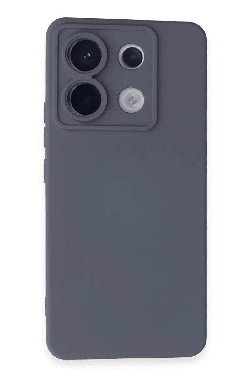 Mey İthalat® Redmi Note 13 Pro 5G Kılıf Nano içi Kadife Silikon - Gri