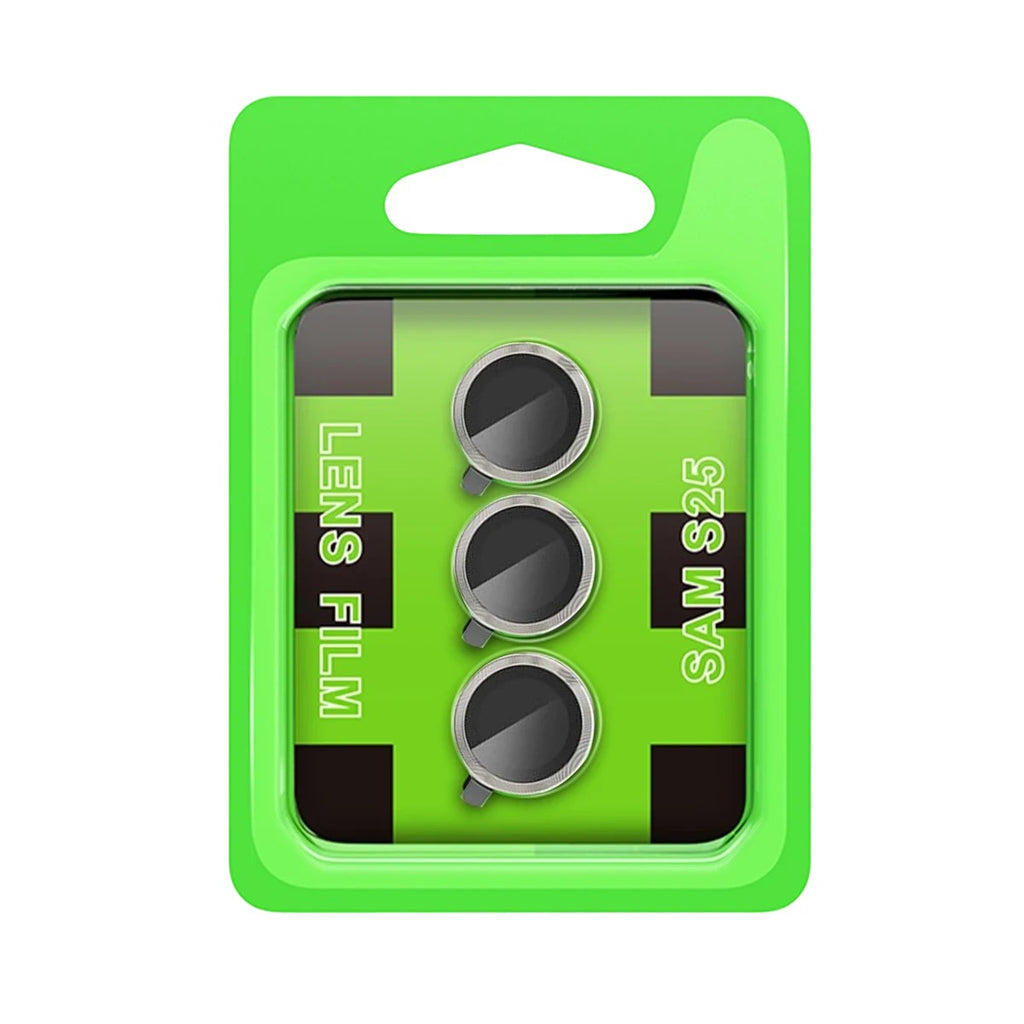 Mey İthalat® Samsung Galaxy S25 Plus Raze Metal Kamera Lens - Lacivert-Mavi