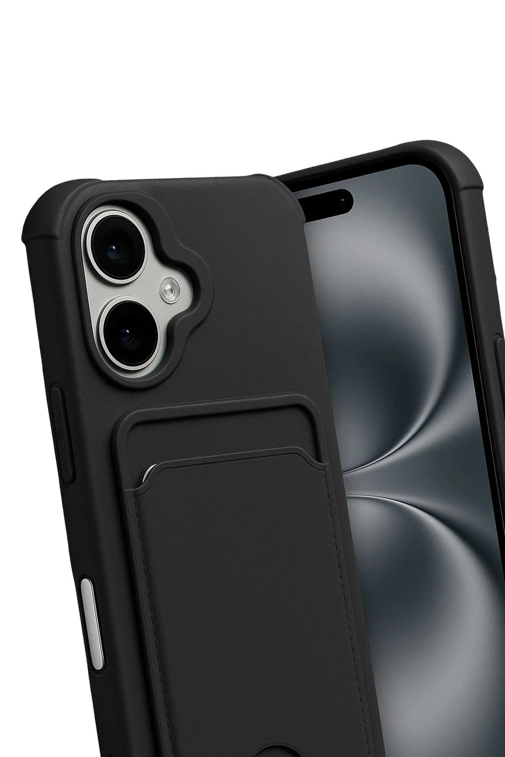 Mey İthalat® iPhone 17 Kelvin Kartvizitli Silikon - Siyah