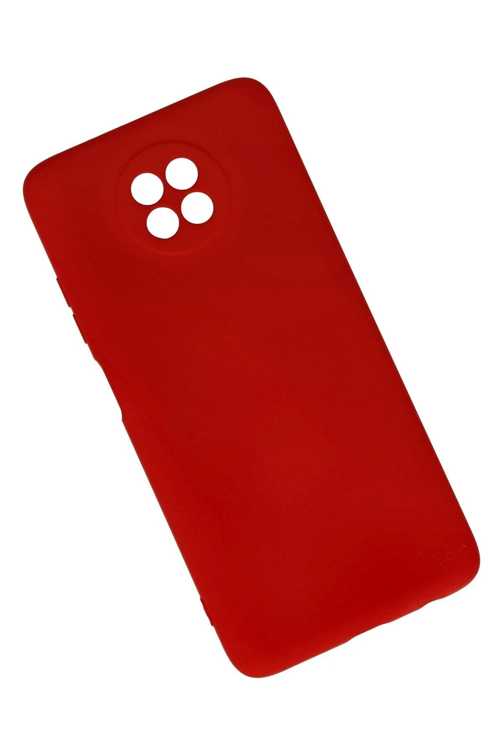 Mey İthalat® Redmi Note 9 5G Kılıf Nano içi Kadife Silikon - Kırmızı