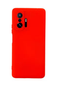Mey İthalat® Mi 11T Pro Kılıf Nano içi Kadife Silikon - Kırmızı