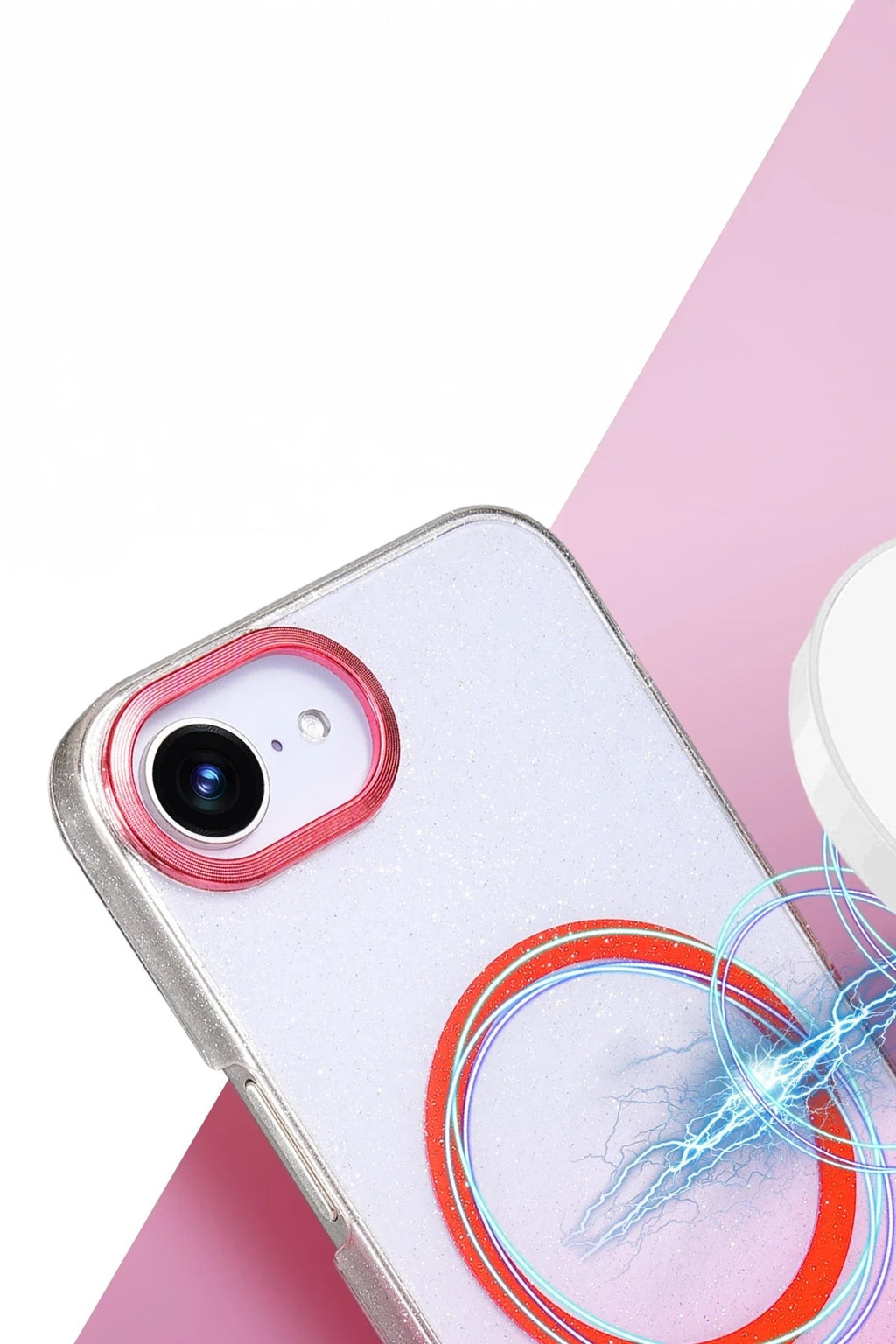 Mey İthalat® iPhone 16E Glossy Magsafe Kapak - Mor