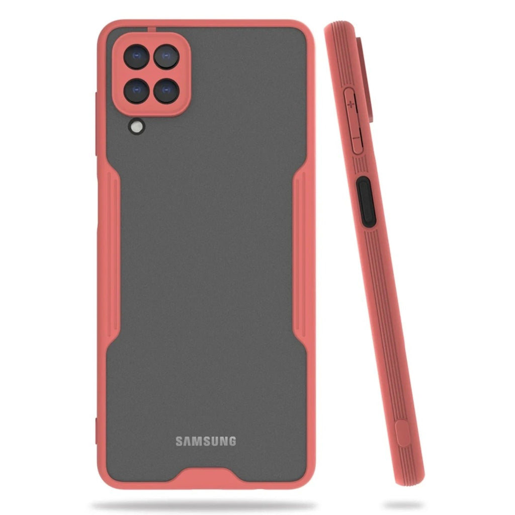 Mey İthalat® Samsung Galaxy A22 Kılıf Platin Silikon - Pembe