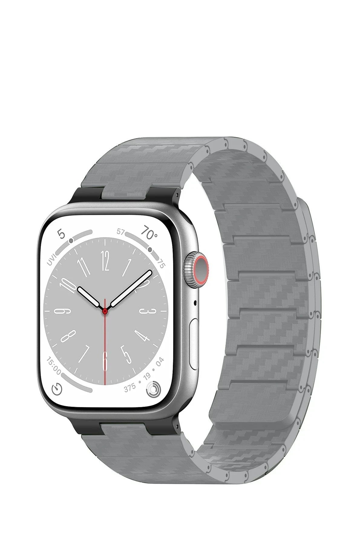 Mey İthalat® Watch 45mm Carbon Steel Kordon - Yıldız Işığı