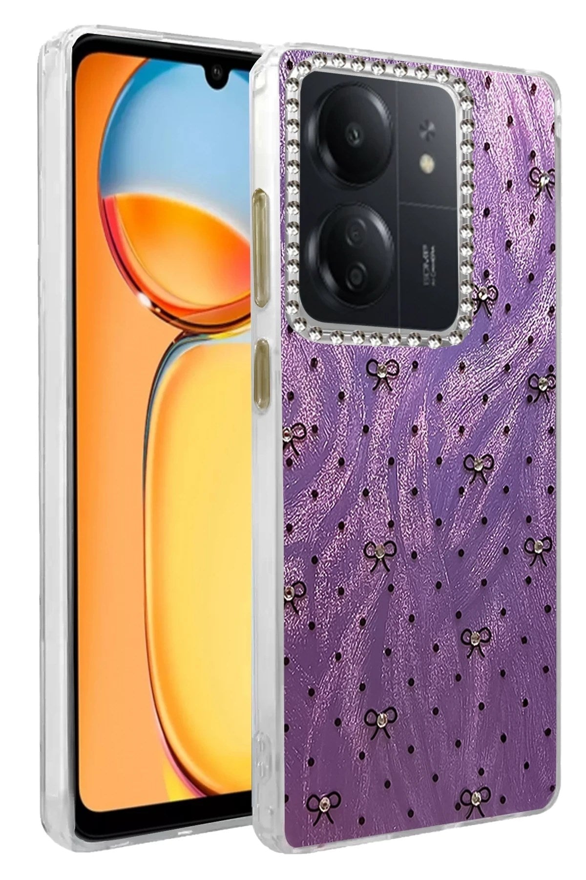 Mey İthalat® Redmi 13C Kılıf Blade Aynalı Desenli Kapak - Desen 2