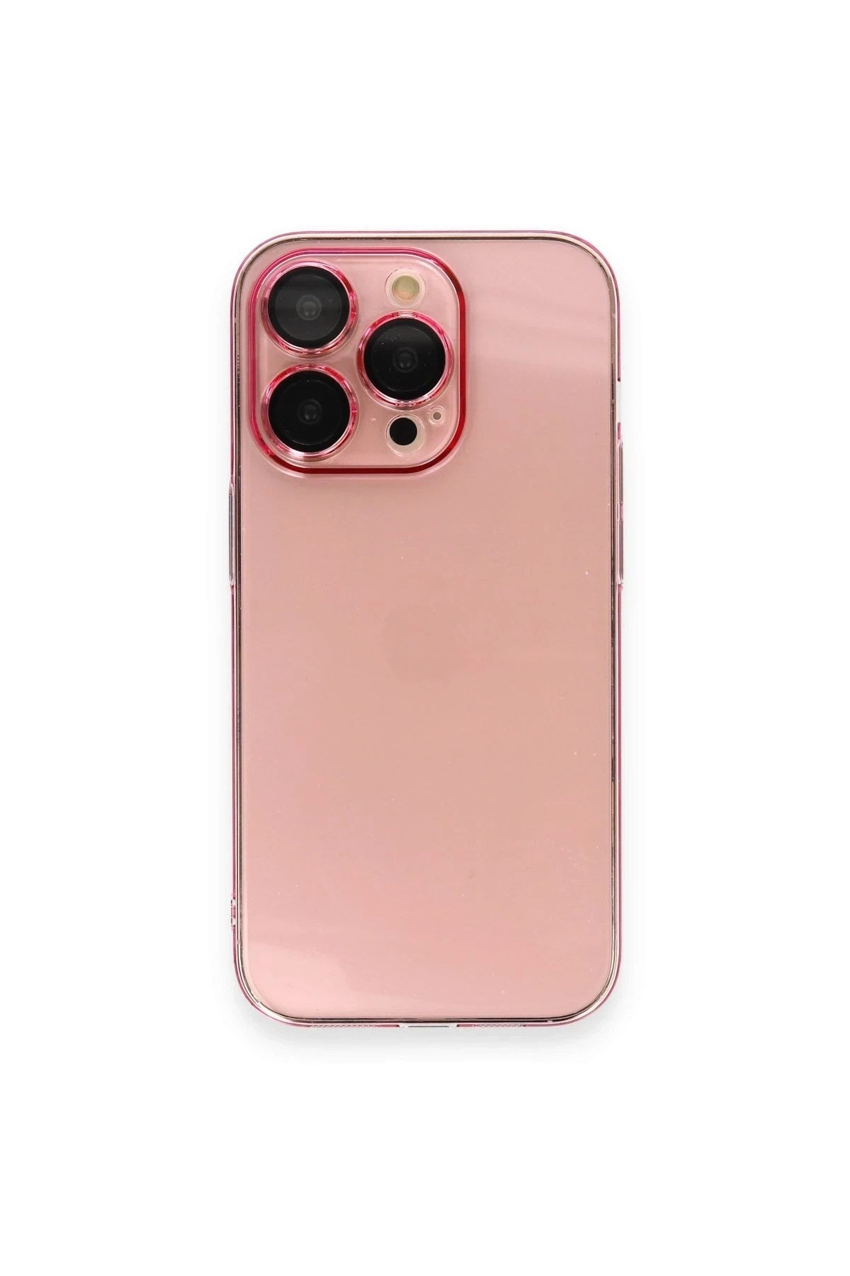 Mey İthalat® iPhone 13 Pro Kılıf Armada Lensli Kapak - Rose Gold