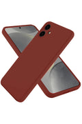 Mey İthalat® Samsung Galaxy A06 Kılıf First Silikon - Bordo