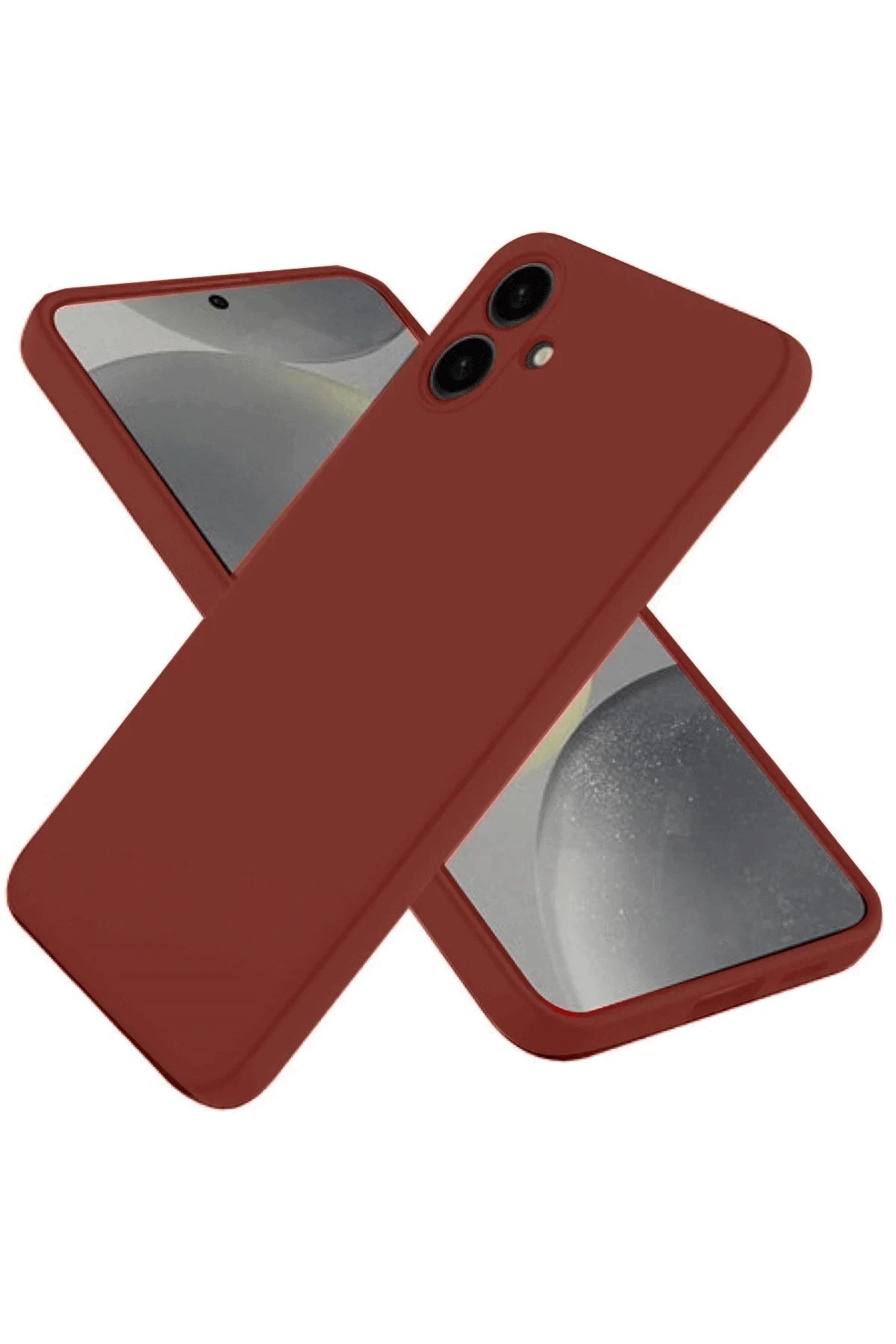 Mey İthalat® Samsung Galaxy A06 Kılıf First Silikon - Bordo