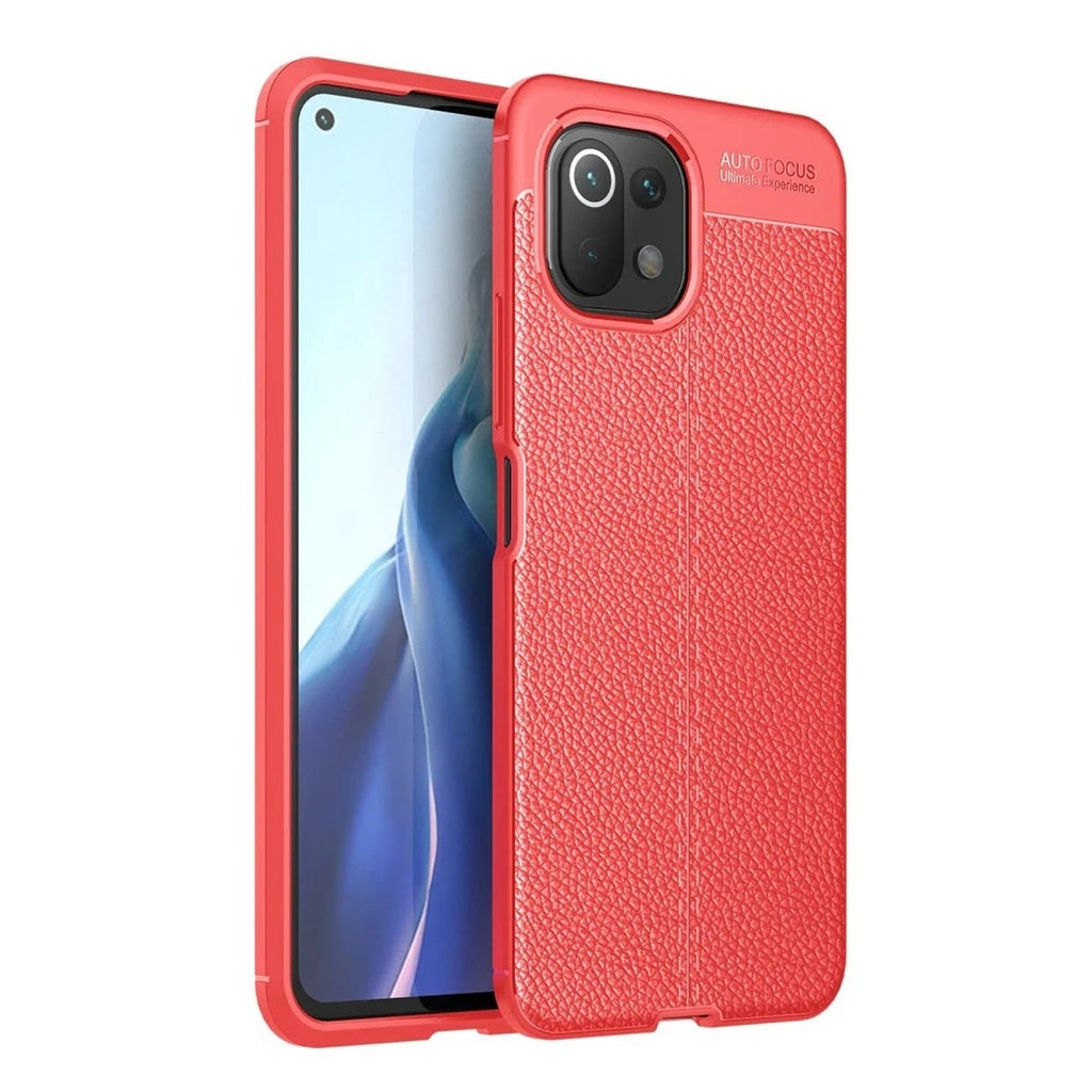 Mey İthalat® Mİ 11 Lite Kılıf Auto Focus Kapak - Kırmızı