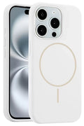 Mey İthalat® iPhone 14 Pro Max Kılıf Jully Magsafe Kapak - Beyaz