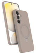 Mey İthalat® Samsung Galaxy A55 5G Regal Magsafe Standlı Kapak - Çöl Titanyum