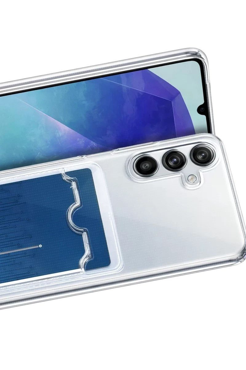 Mey İthalat® Samsung Galaxy A37 5G Kart Şeffaf Silikon - Şeffaf