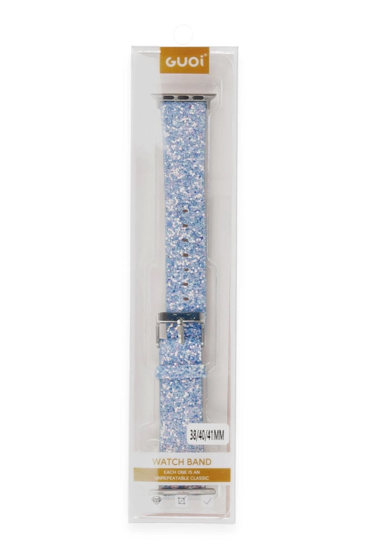 Mey İthalat® Watch 42mm Starry Taşlı Kordon - Turkuaz