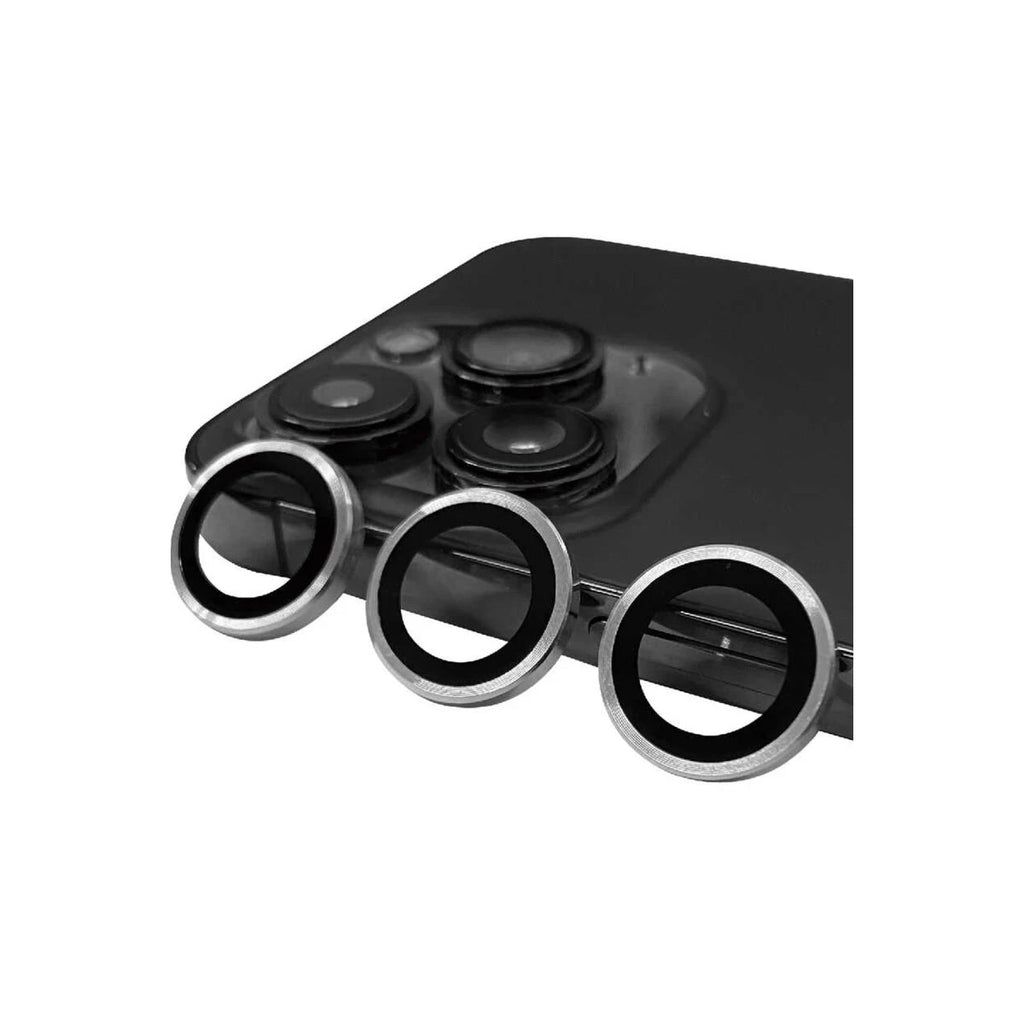 Mey İthalat® iPhone 14 Pro Max Raze Metal Kamera Lens - Gümüş