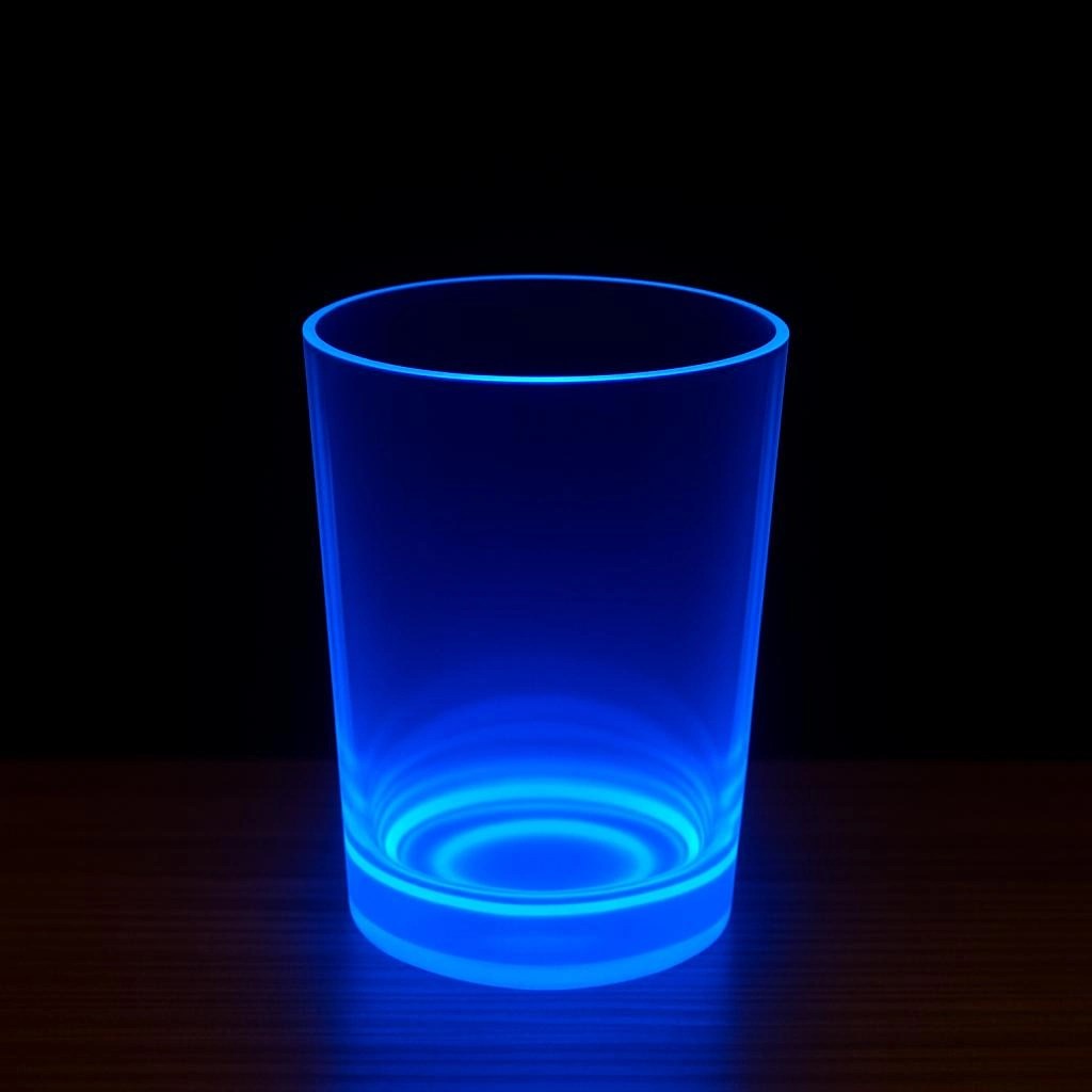 Mey İthalat® PartyGlow Neon Mavi Bardak 8.5 x 10.5 cm