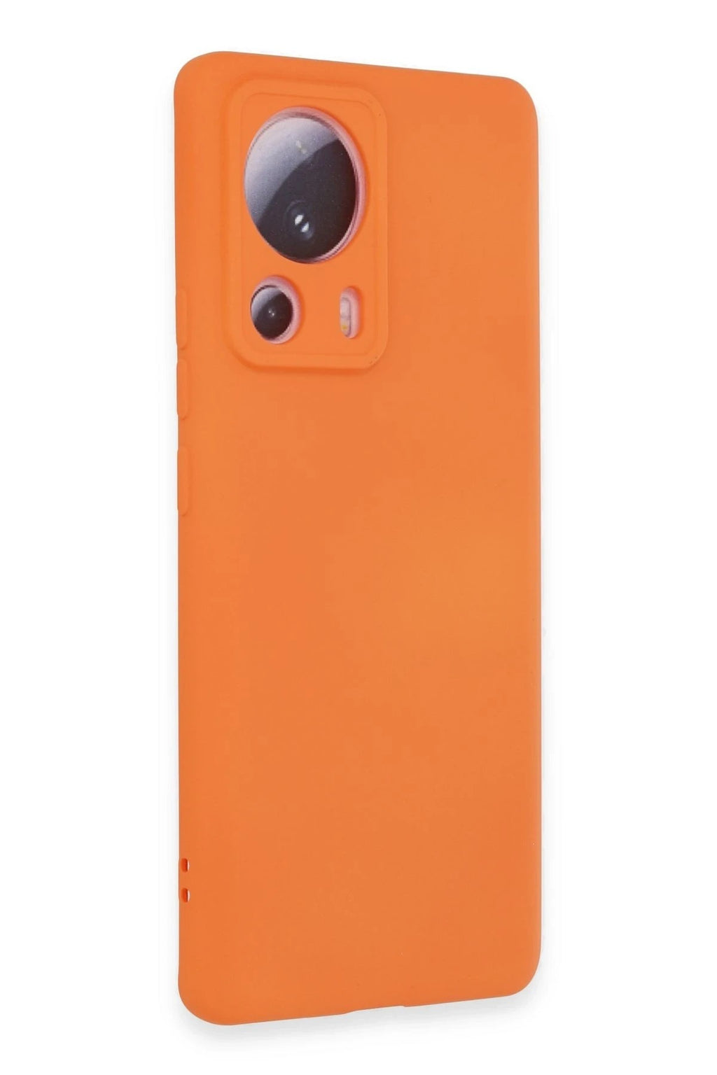 Mey İthalat® Mi 13 Lite Kılıf Nano içi Kadife Silikon - Turuncu