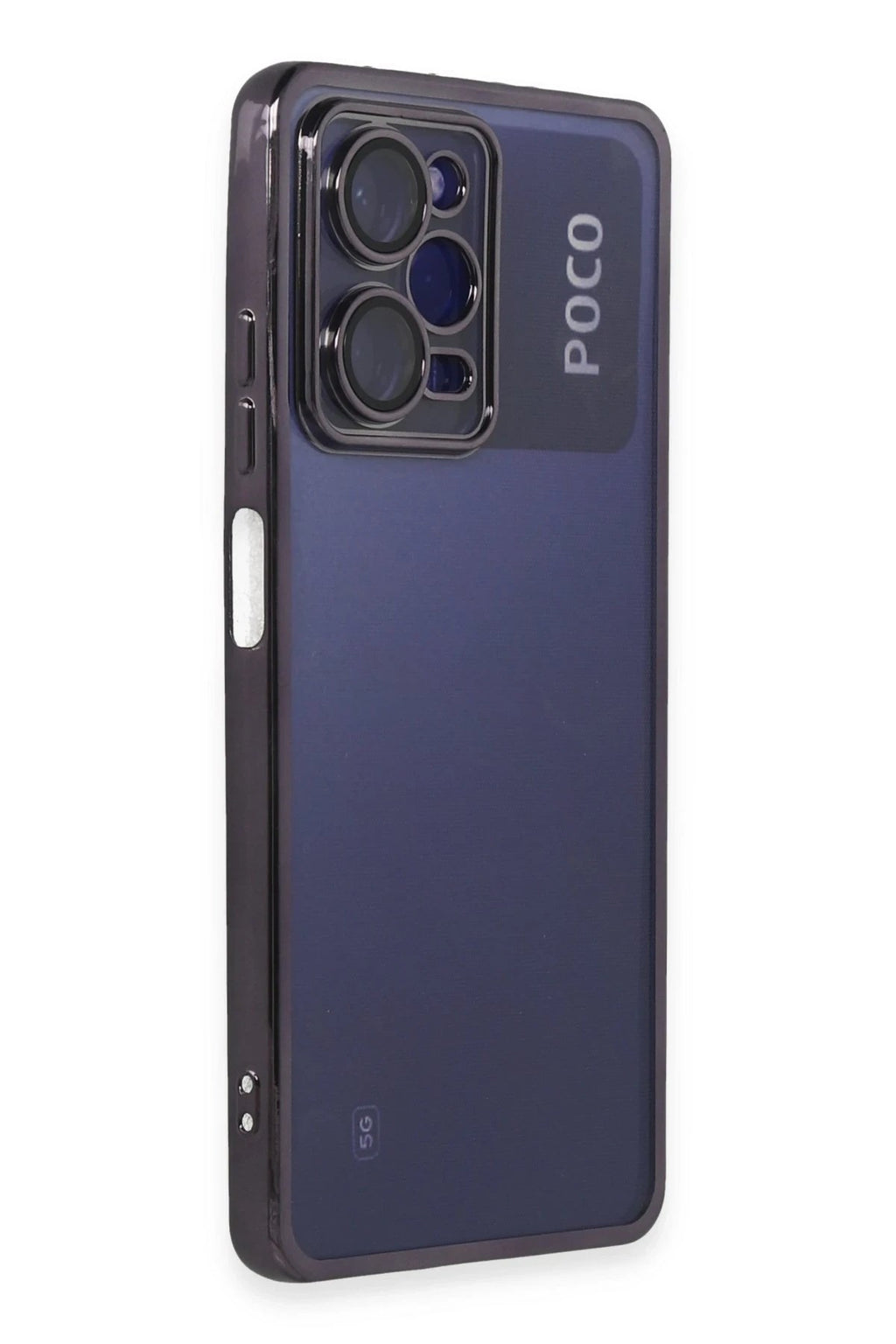 Mey İthalat® Poco X5 Pro 5G Kılıf Lensli Silikon - Mor