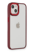 Mey İthalat® iPhone 14 Plus Kılıf Dora Kapak - Kırmızı