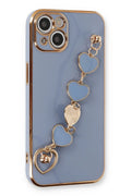 Mey İthalat® iPhone 14 Kılıf Esila Silikon - Gri