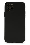Mey İthalat® iPhone 11 Pro Kılıf Nano içi Kadife Silikon - Siyah