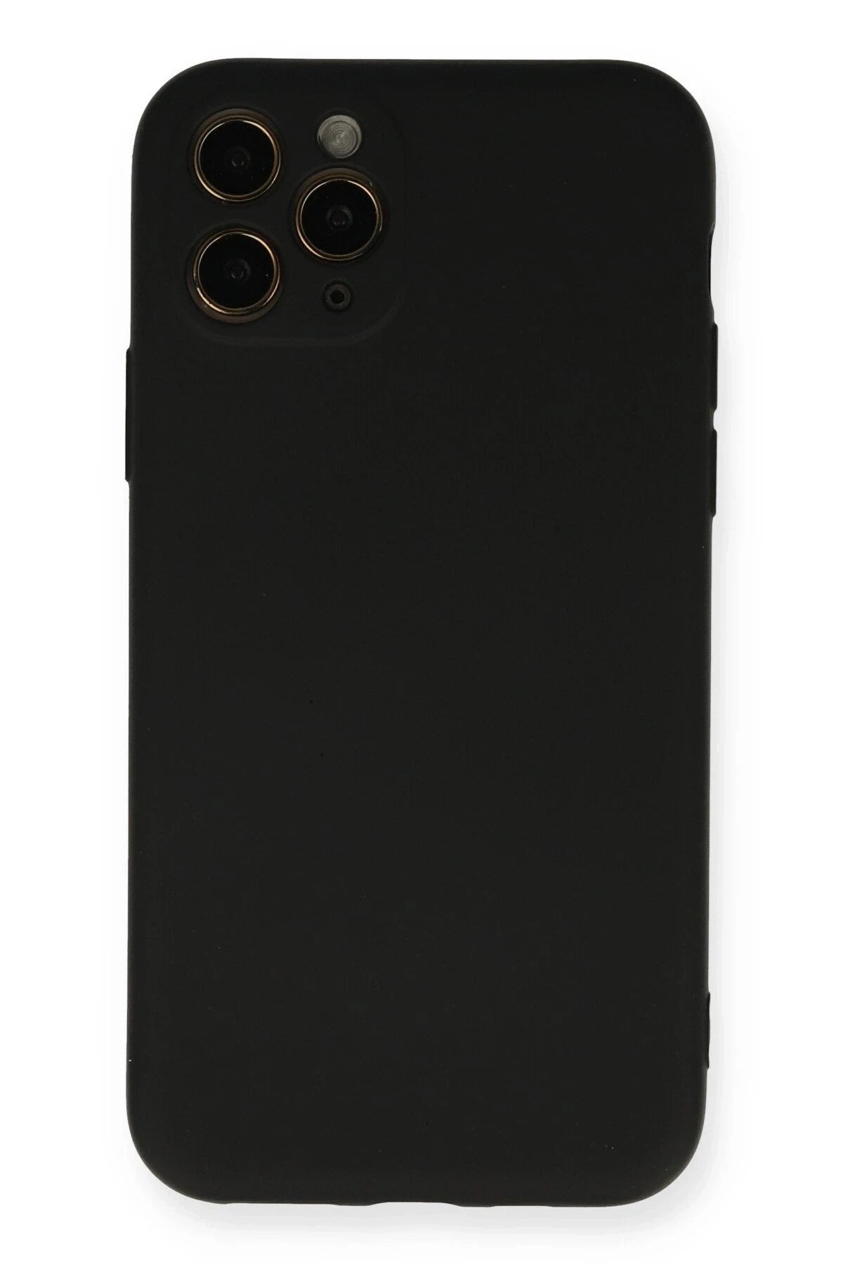 Mey İthalat® iPhone 11 Pro Kılıf Nano içi Kadife Silikon - Siyah
