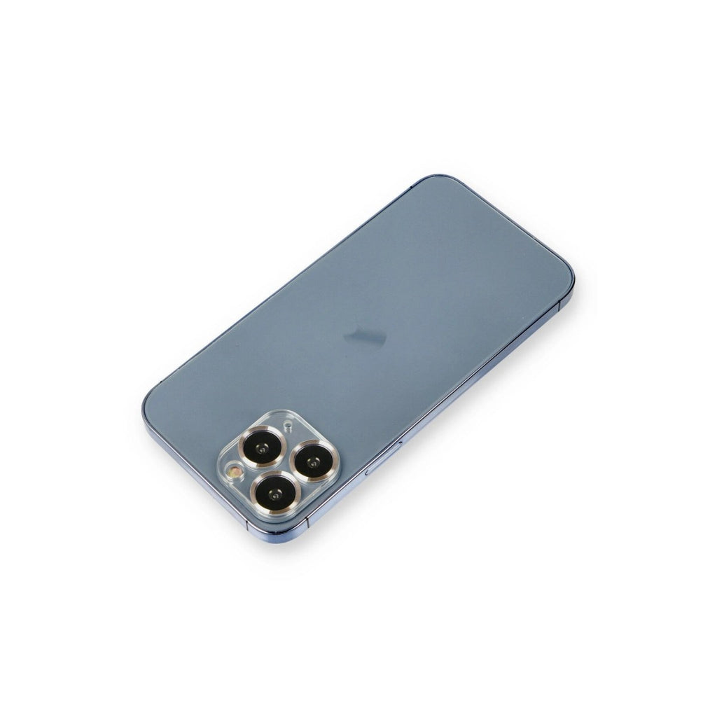 Mey İthalat® iPhone 11 Pro Max Metal Kamera Lens Koruma Cam - Gold