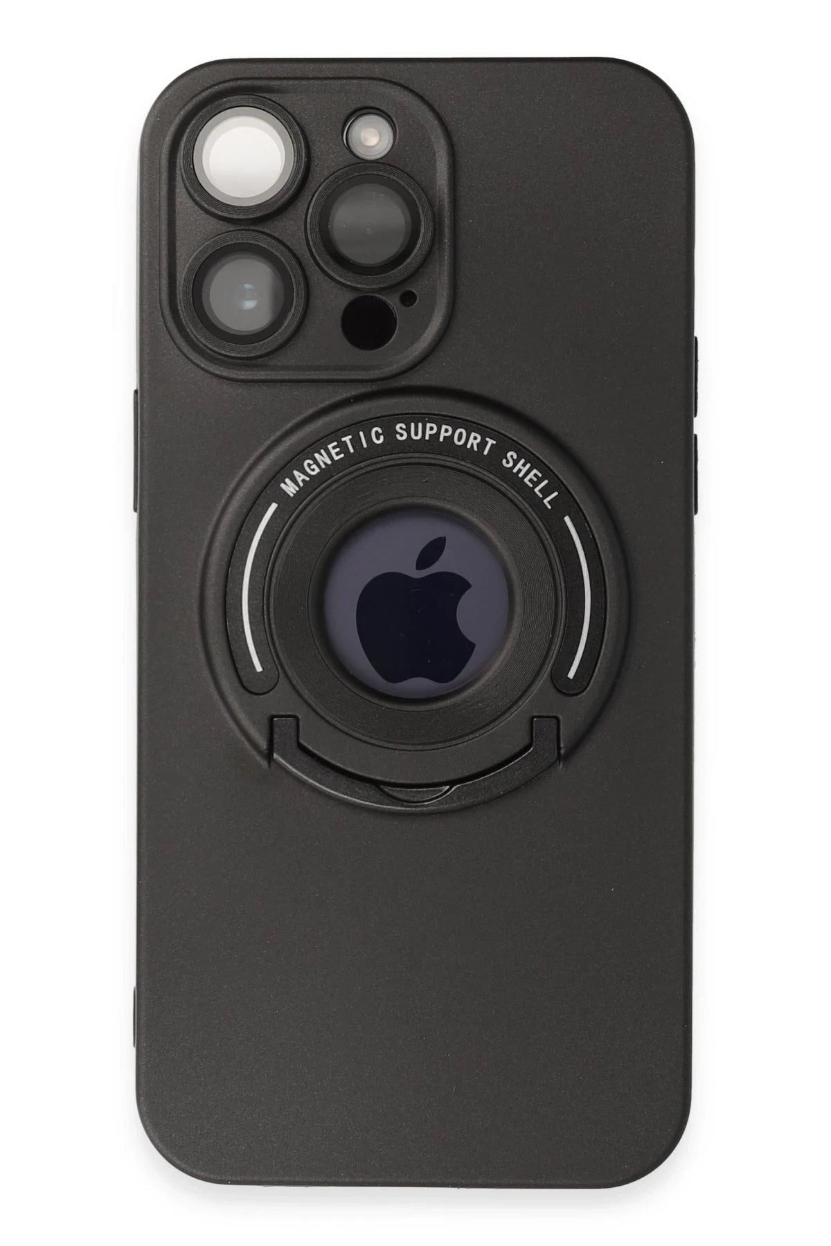 Mey İthalat® iPhone 13 Pro Max Kılıf Lukka Magneticsafe Kapak - Siyah