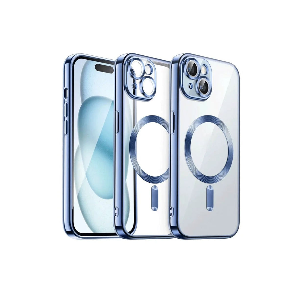 Mey İthalat® iPhone 15 Kılıf Kross Magneticsafe Kapak - Sierra Blue