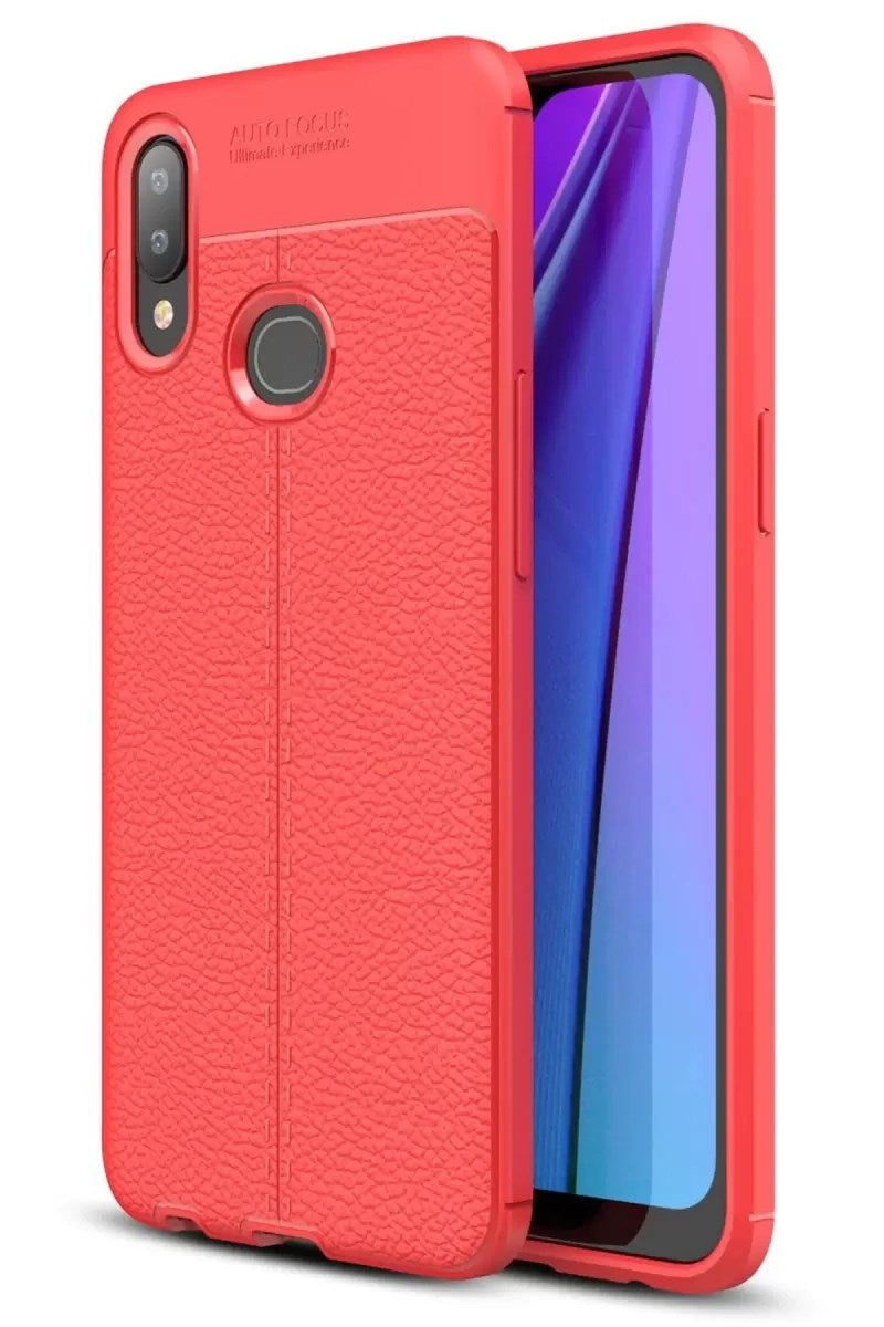 Mey İthalat® Samsung Galaxy A10S Kılıf Auto Focus Kapak - Kırmızı