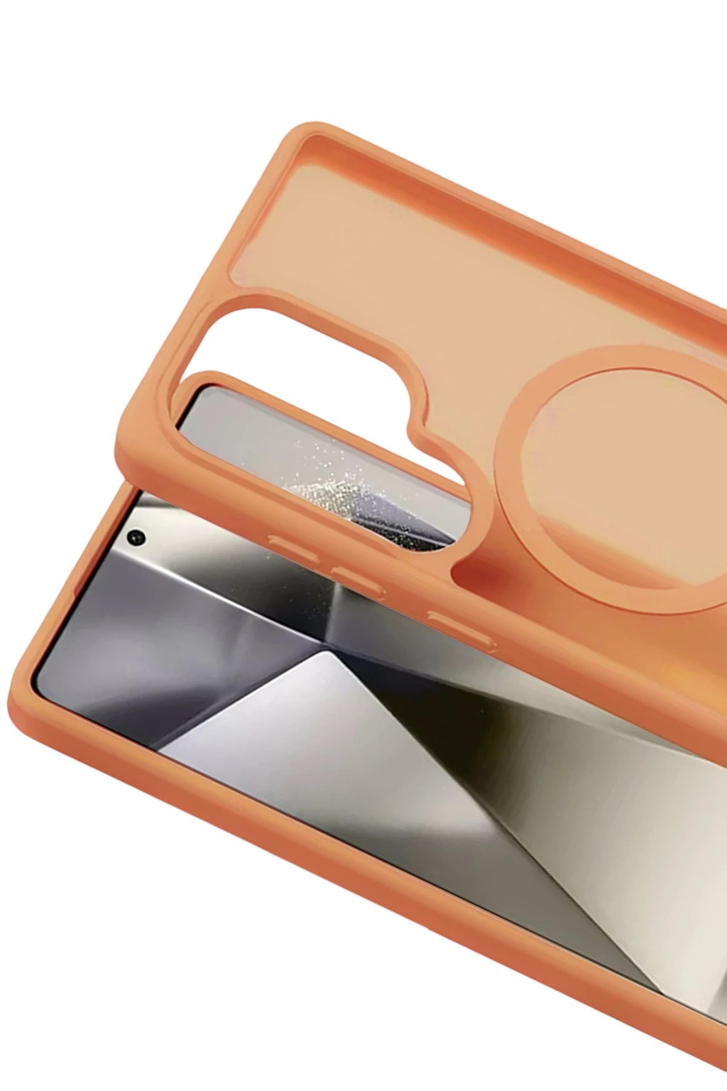 Mey İthalat® Samsung Galaxy S25 Ultra Jota Magsafe Kapak - Turuncu