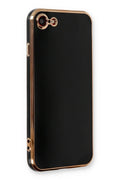 Mey İthalat® iPhone 7 Kılıf Volet Silikon - Siyah