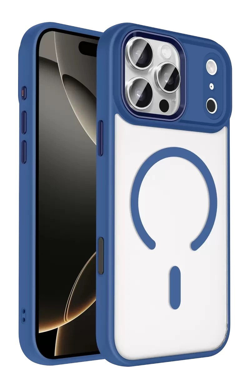 Mey İthalat® iPhone 17 Pro Terea Magsafe Kapak - Lacivert