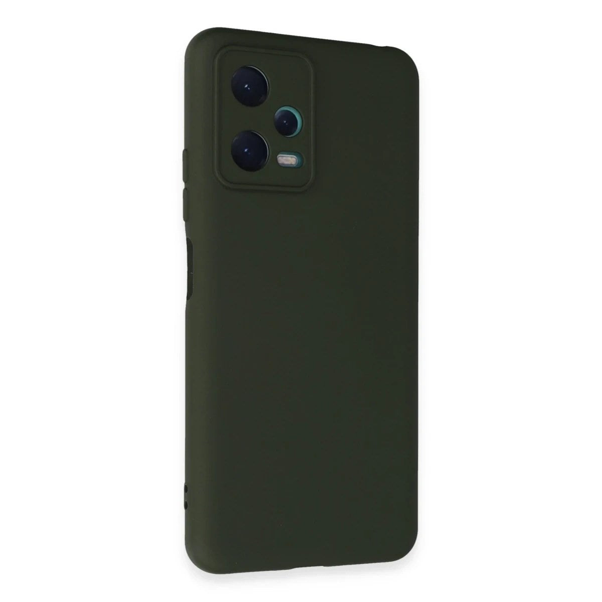 Mey İthalat® Redmi Note 12 5G Kılıf Nano içi Kadife Silikon - Koyu Yeşil