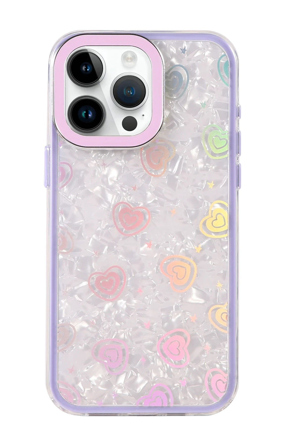 Mey İthalat® iPhone 14 Pro Max Lumi Desenli Kapak - Mor