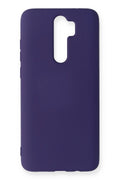 Mey İthalat® Redmi Note 8 Pro Kılıf Nano içi Kadife Silikon - Mor
