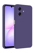 Mey İthalat® Samsung Galaxy A07 4G First Silikon - Mürdüm
