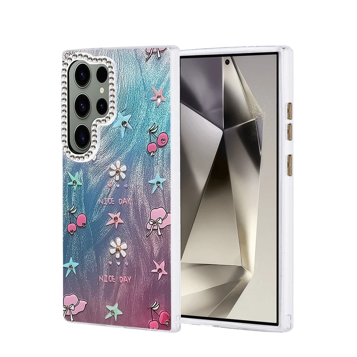 Mey İthalat® Samsung Galaxy S24 Ultra Kılıf Blade Aynalı Desenli Kapak - Desen 4