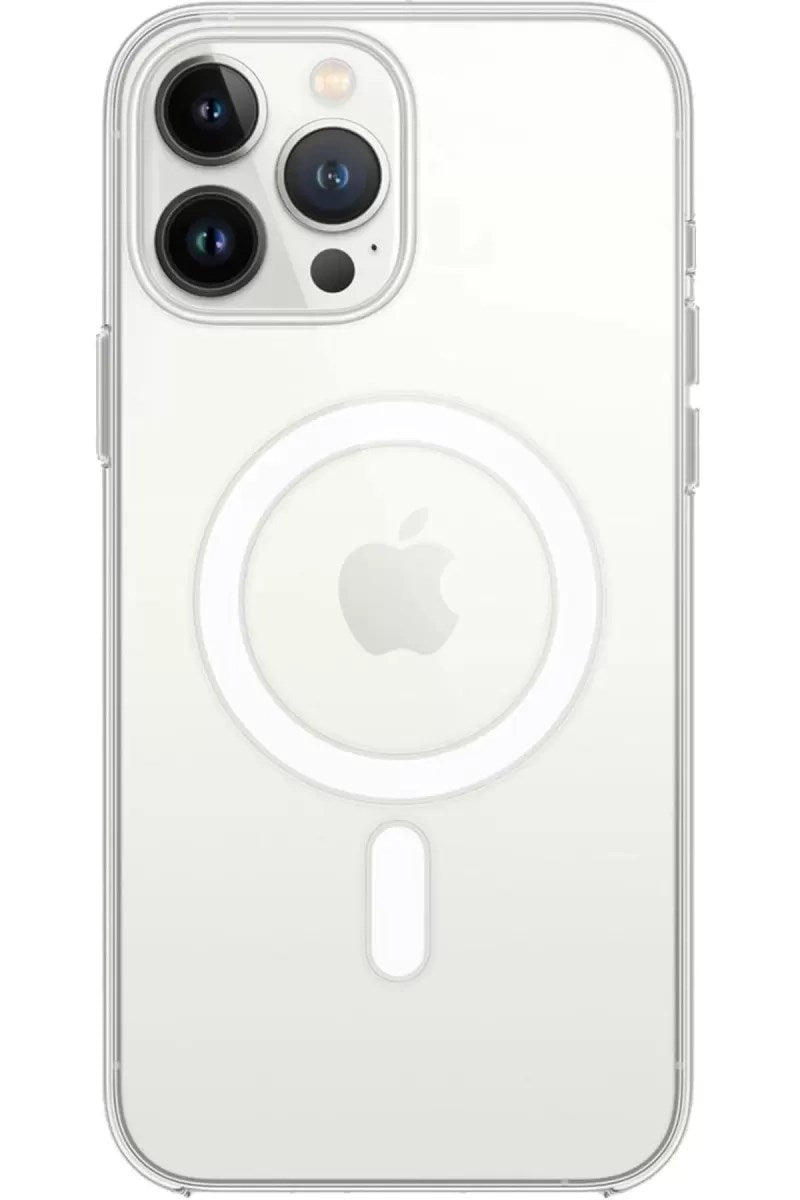 Mey İthalat® iPhone 15 Pro Kılıf Magneticsafe Şeffaf Silikon - Şeffaf