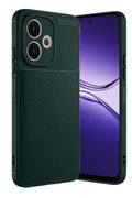 Mey İthalat® A5 Pro 4G Kılıf Auto Focus Karbon Kapak - Koyu Yeşil