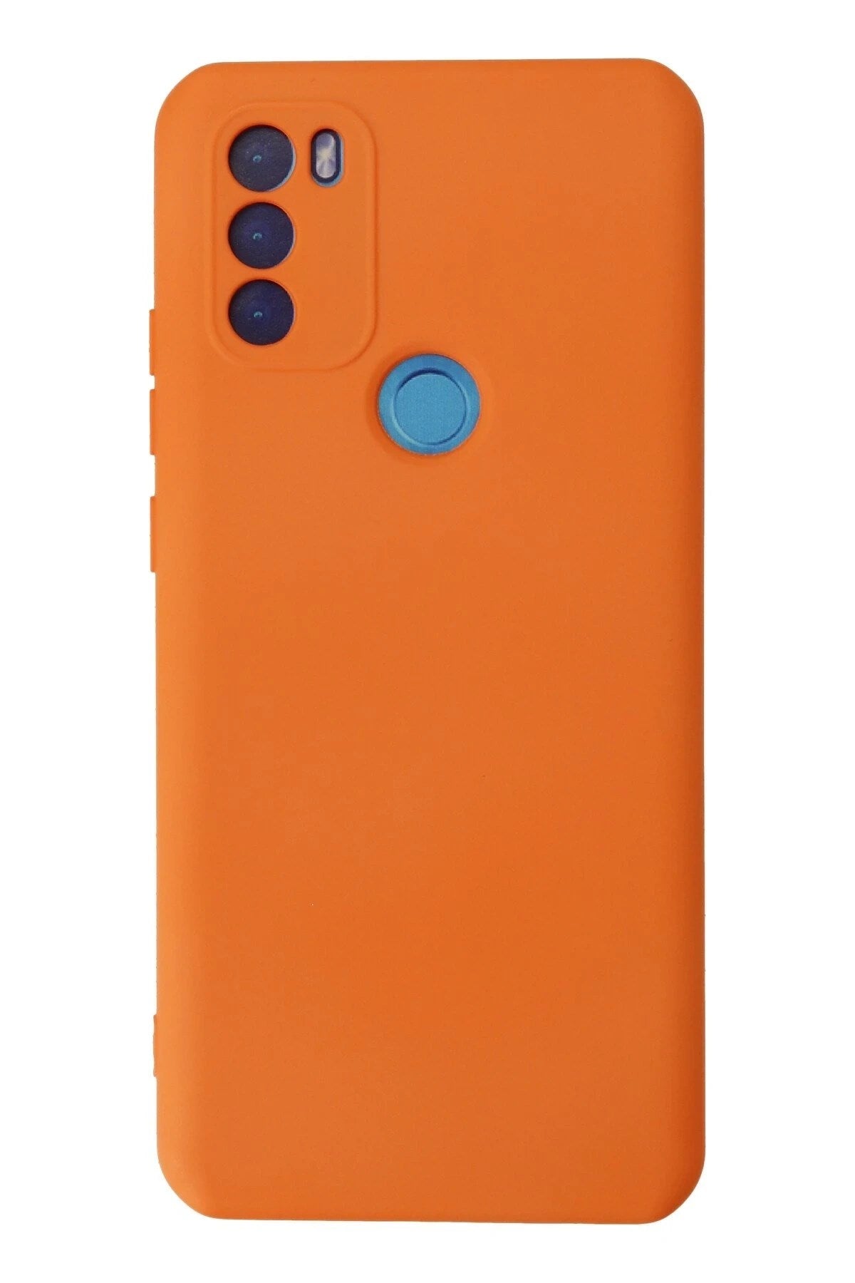 Mey İthalat® General Mobile GM 21 Plus Kılıf Nano içi Kadife Silikon - Turuncu
