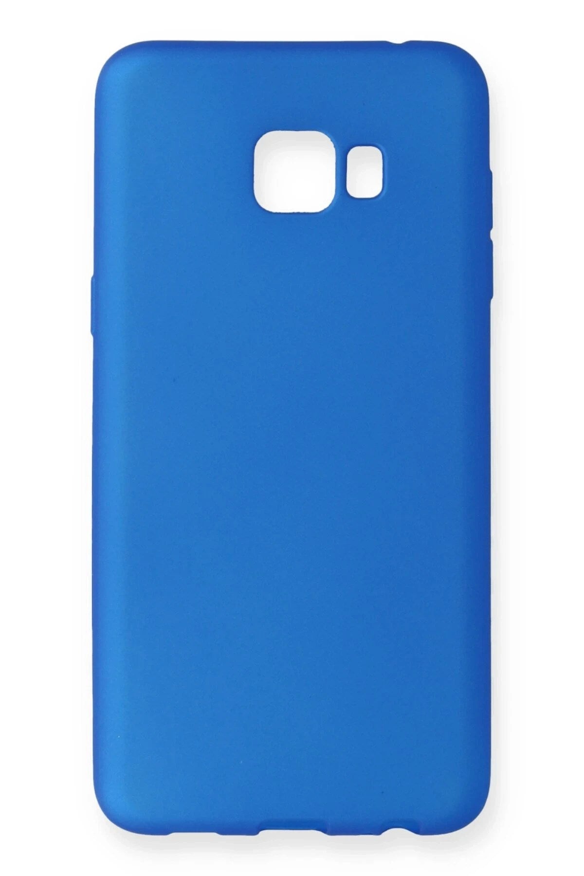 Mey İthalat® Samsung Galaxy C7 Pro Kılıf First Silikon - Mavi