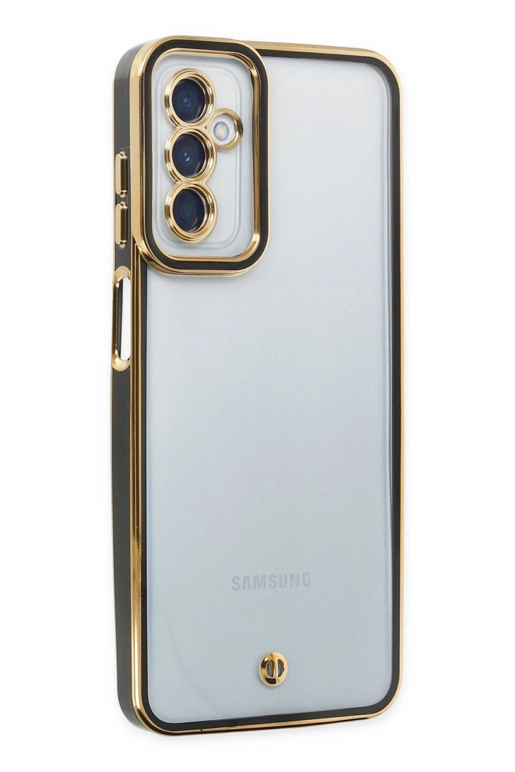 Mey İthalat® Samsung Galaxy M23 Kılıf Liva Lens Silikon - Siyah