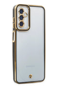 Mey İthalat® Samsung Galaxy M23 Kılıf Liva Lens Silikon - Siyah