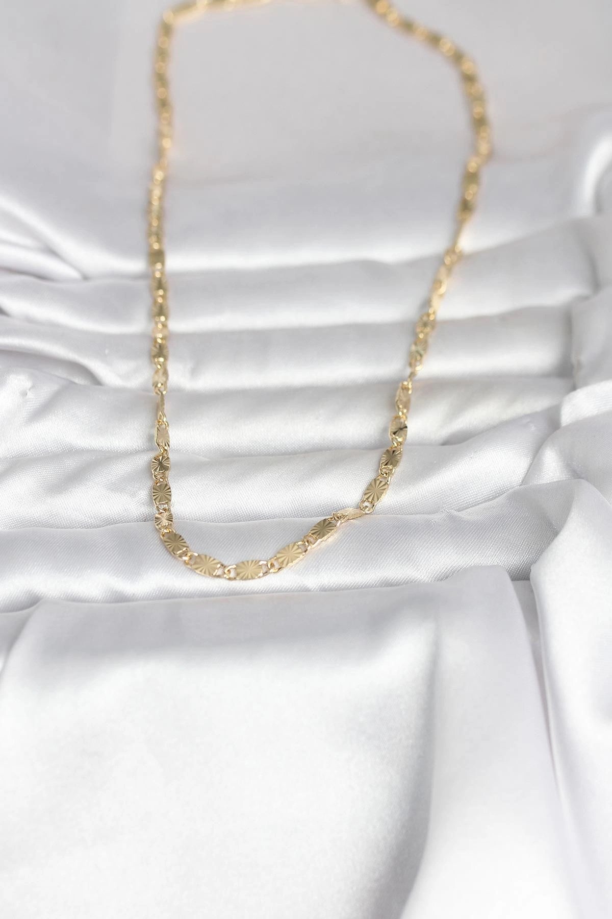 Mey İthalat® CM 14K Gold Renk Lazer Model 45 cm Kadın Kolye