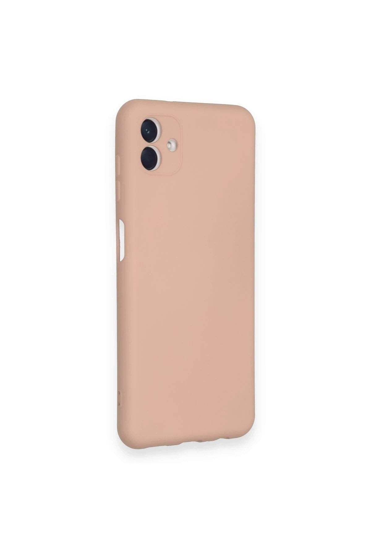 Mey İthalat® Samsung Galaxy A04 Kılıf Nano içi Kadife Silikon - Pudra
