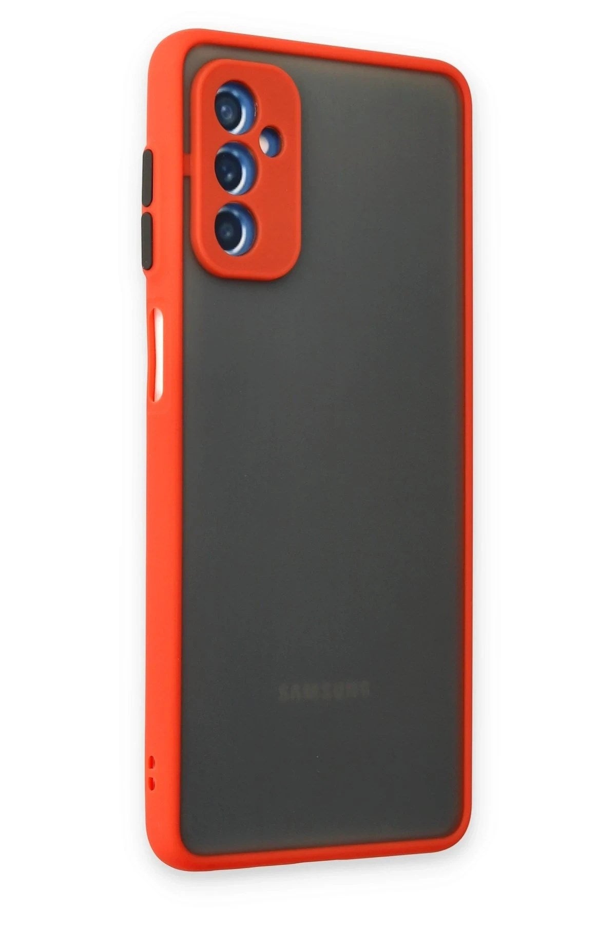Mey İthalat® Samsung Galaxy M52 5G Kılıf Montreal Silikon Kapak - Kırmızı