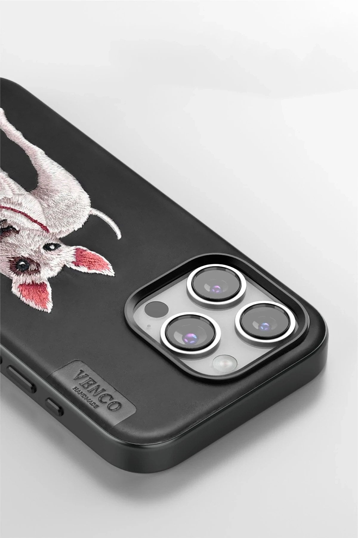 Mey İthalat® iPhone 14 Pro Max Perma Desenli Kapak - Kahverengi